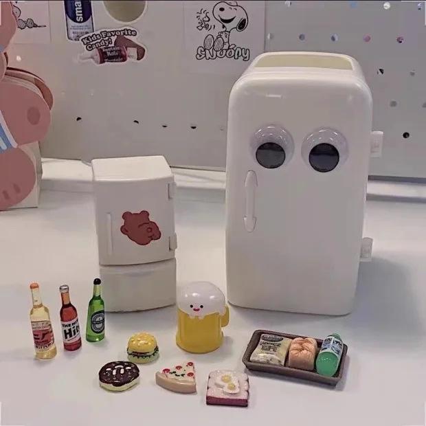 Rabat dla nowych przybyszów: Kreatywny Mini Lodówka Pojemnik na Długopisy dla Studentów - Uroczy i Zabawny Organizer na Biurko