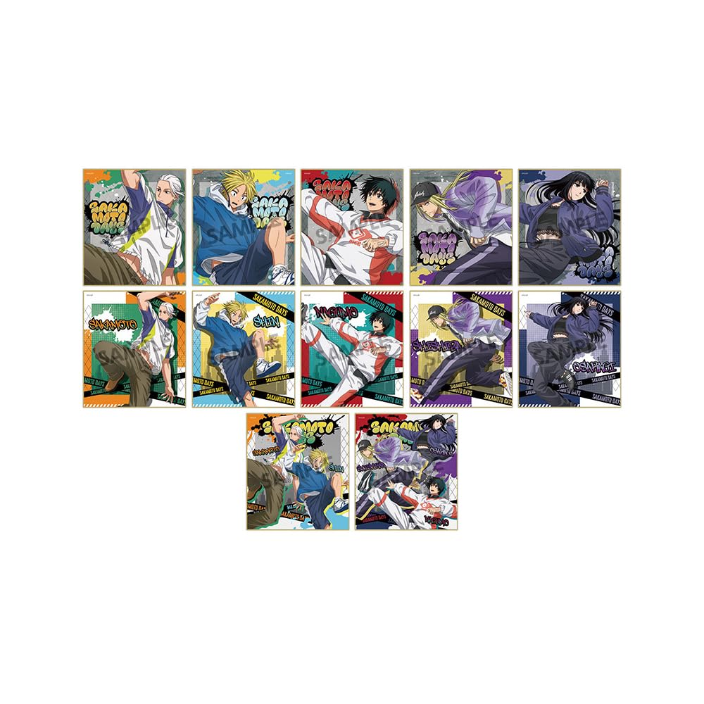 SAKAMOTO DAYS Original Trading Mini Shikishi Parkour cards in 1 ver. (12 box)
