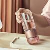 Double Layer Glass Tea Water Bottle Leak Proof Tea Infuser Bottle Tea Water Separation Cup  Office