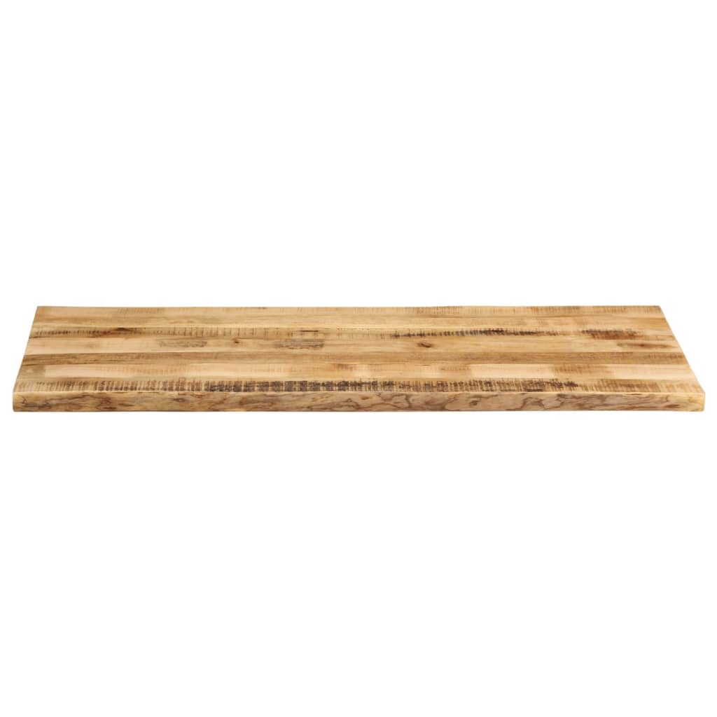 Vidaxl Tabletop with Natural Edge, 140X60X3.8 Cm, Mango Wood