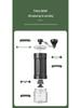 Hand-Crank Ceramic Coffee Grinder with Glass Bean Hopper