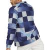 Puma Logo Print Plaid Comfortable Breathable Jacket Men Jackets Blue 769468-13