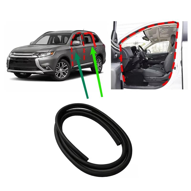 1 Pcs Front or Middle Door Inner Rubber for Outlander GF GG 5725A149 2013- Rain Seal Strip for Airtrek Weather Proof Seal