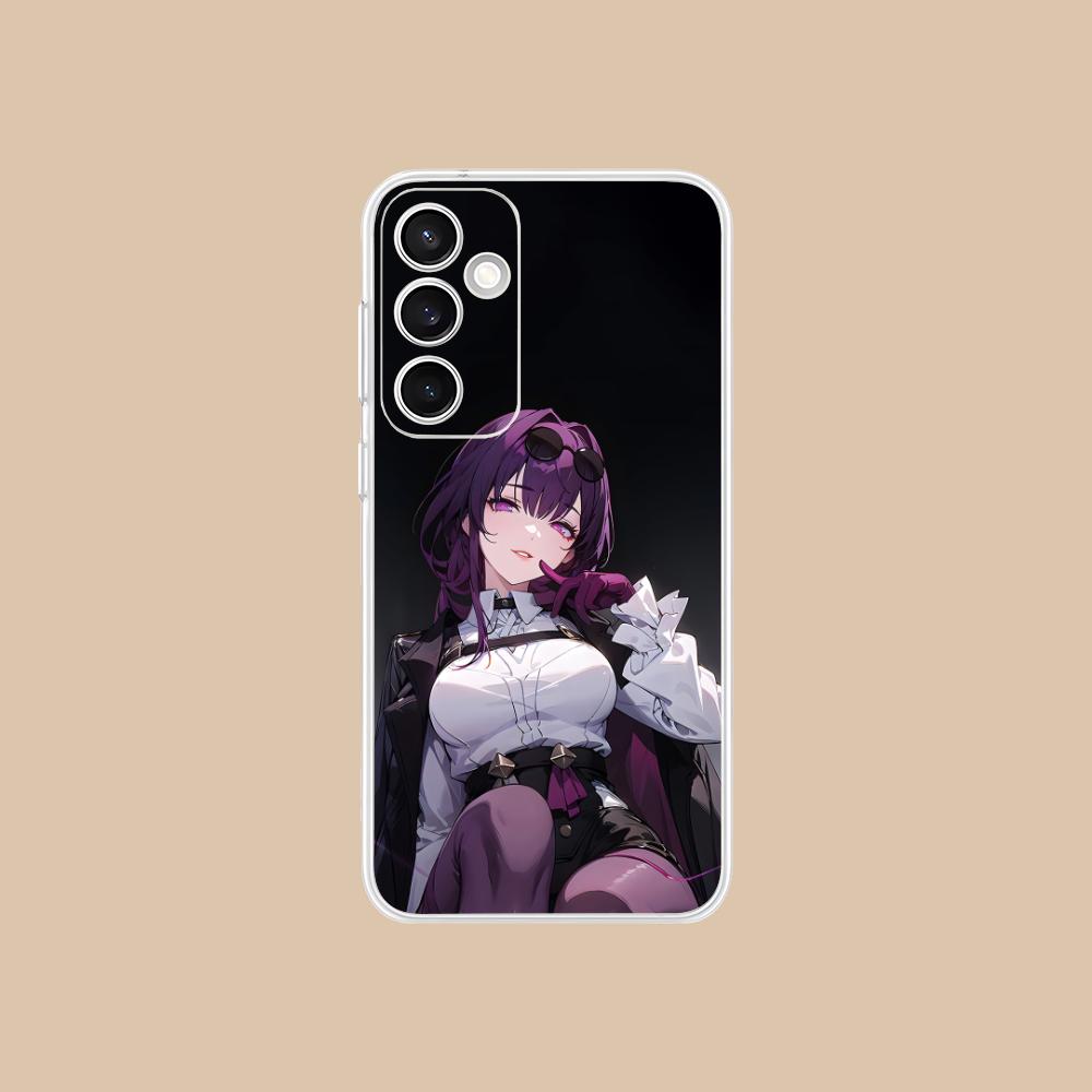 Honkai Star Rail Kafka Phone Case for Samsung Galaxy S25 S24 S23 S22 S21Plus FE Ultra Clear Colorful Cover Luxury Cellphones