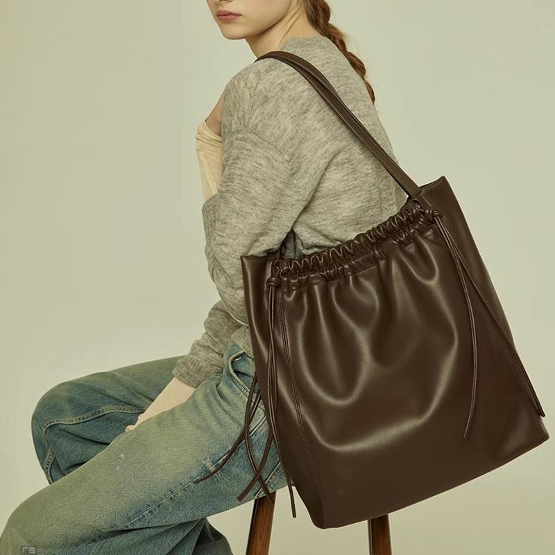 

Большая вместительная женская сумка, простая и универсальная модная сумка через плечо, мода