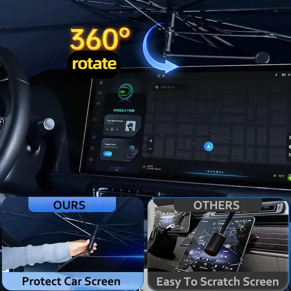 Araba Güneşliği Ön Cam Şemsiye Ön Güneşlik Şemsiye Katlanabilir Yaz Koruma Araba Koltuğu Isı Yalıtımı Araba Aksesuarları