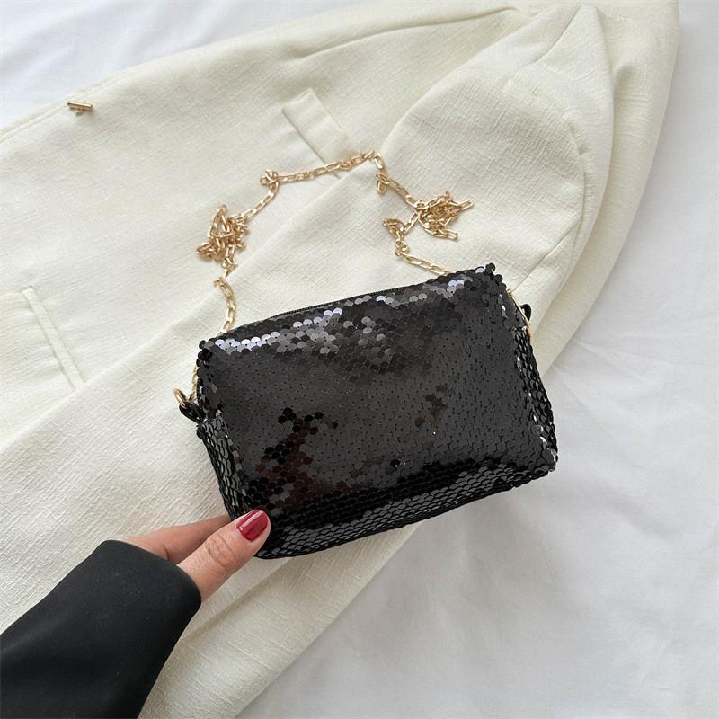 2023 New Chain Casual Shoulder Bag Fashion Simple Crossbody Bag Street Trendy Women's Bag