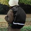 Water proof Backpack Cover Rainproof Backpack Rain Cover with Reflective Strip for Hiking Camping Black M