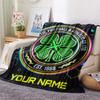 Custom Name The Celtic Football Club Flannel Blanket, High quality Comfortable for All Seasons, Home Decor, Warmth and Comfort