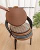 Non-slip Washable Ice Silk Rattan Round Seat Cushion for Dining Chair