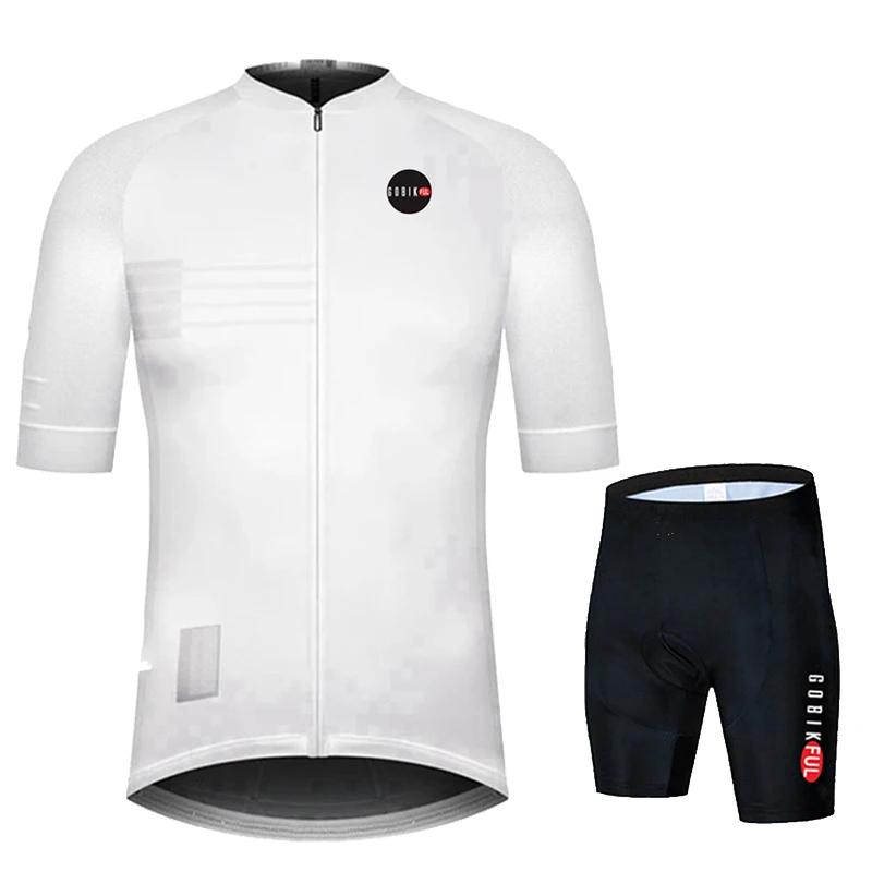 2026 Gobikful Set Maglia Ciclismo Uomo Abbigliamento Estivo Ciclismo Magliette Bici da Strada Completo Pantaloncini con Bretelle Bici MTB Ropa Ciclismo Maglia
