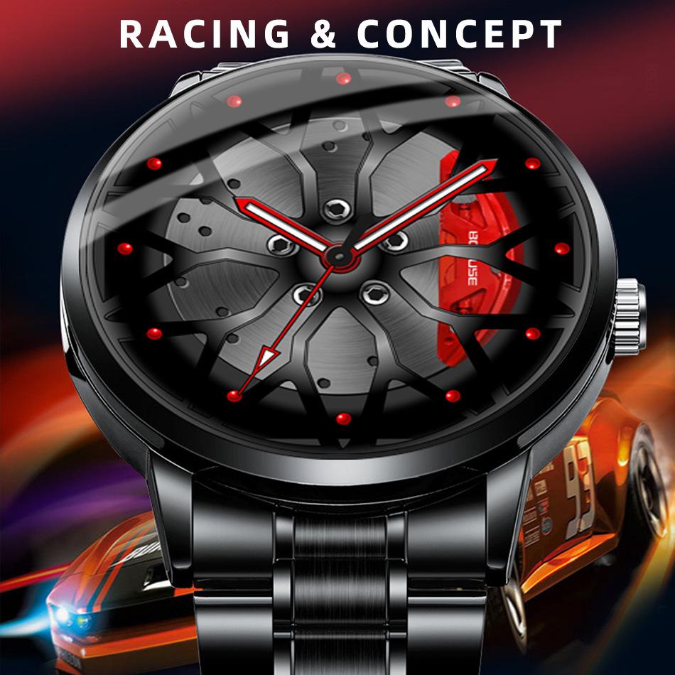 Ceas Casual Bărbați Ceas Business Ceas Sport Ceas Quartz Ceas Hollow Ceas din Oțel Inoxidabil