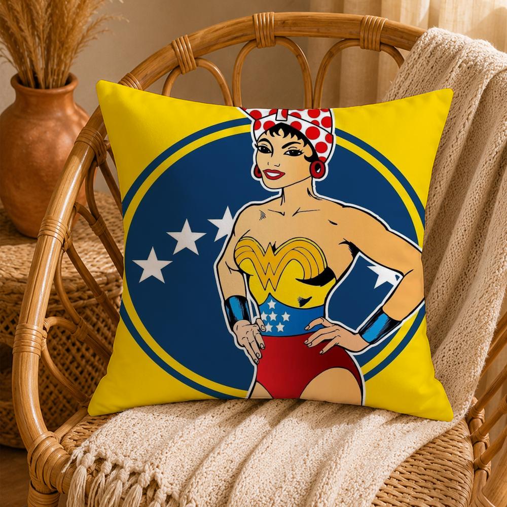 Artistic AAesthetic Art VenezuelaS Cushion Cover Ultra Soft Pillowcase CloudLike Comfort Fabric with Concealed Zipper