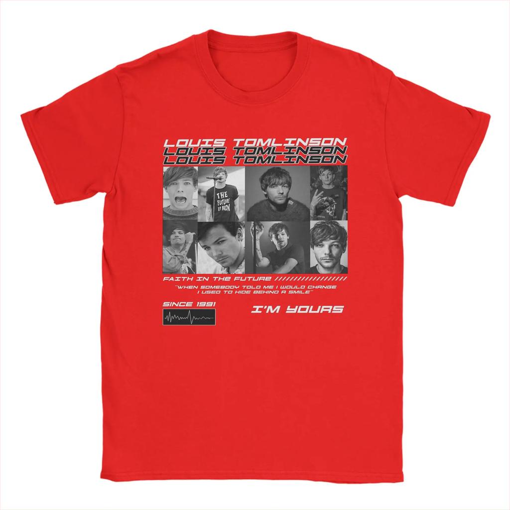 Louis Tomlinsons Herren Damen T-Shirts Ich gehöre dir Lustige T-Shirts Kurzarm Rundhals T-Shirt Baumwollkleidung