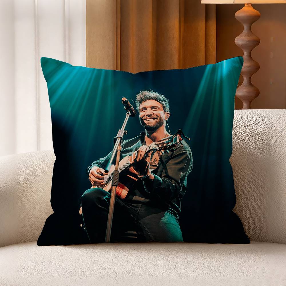 PPablo Alboran Singer Solamente tu Pillow Case Pattern Printed Pillowcase For Living Room Sofa Cushion Cover