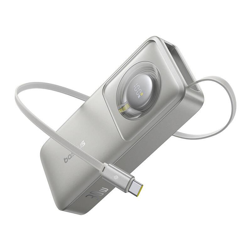 Powerbank Baseus Os Free2Pull 10000Mah 30W +Kabel (Szary)