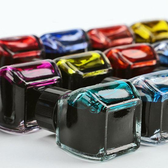 35ML 16 Colors Writing Painting Fountain Pen Ink Student School Office Supplies