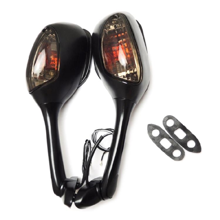 

Antiglare Motorbike Adjustable Side Mirror Rearview For GSXR600 GSXR750 GSXR1000 Halogen lamp