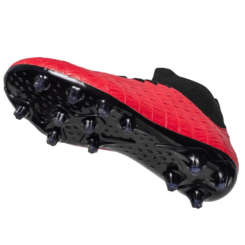 Foreign trade spot football shoes high-top students spikes youth professional game training football shoes