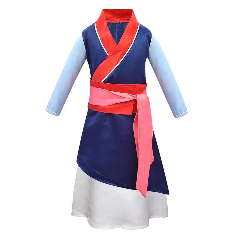 Neue Filme Halloween Hua Mulan Kostüm Weihnachten Mädchen Mulan Kleid Traditionelle Chinesische Kleidung Mulan Haar Schwert