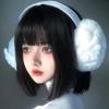 Foldable Angel Wing Earmuffs Soft Plush Outdoor Earflap Protection Ear Cover  for Girls