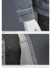 2024 Men's Spring & Autumn Denim Jacket: Loose-Fit, Large Size, Casual Workwear for Middle-Aged Men