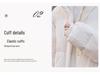 2024 Winter Korean-Inspired Loose Petite Stand-Up Collar Down Jacket for Women