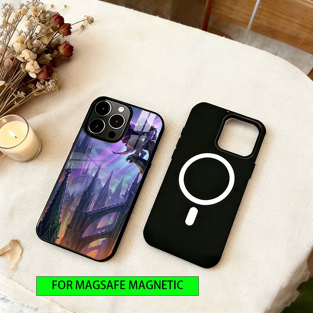 Omen Valorant Phone Case For iPhone17,16,15,14,13,12,11 Plus,Pro Magnetic For Magsafe Wireless Charging