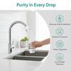 Faucet Filter Cotton Anti-Splash Sediment Filter 50/100Pcs with T-Strap for Kitchen Bathroom Water Purification