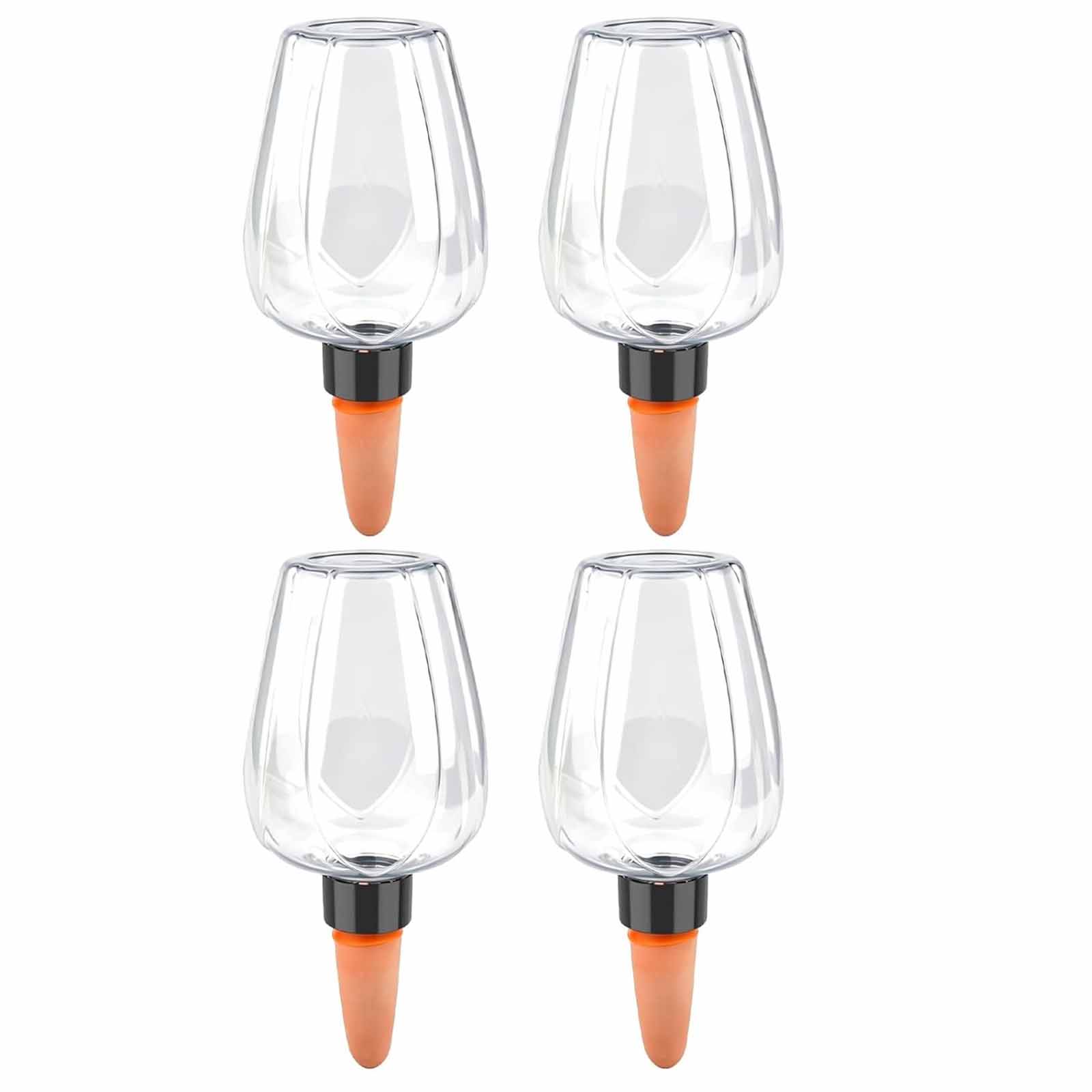 1/4pcs Plant Self Watering Globes Automatic Plant Watering Device 350ml Transparent Watering Bulbs for Indoor/Outdoor Plants