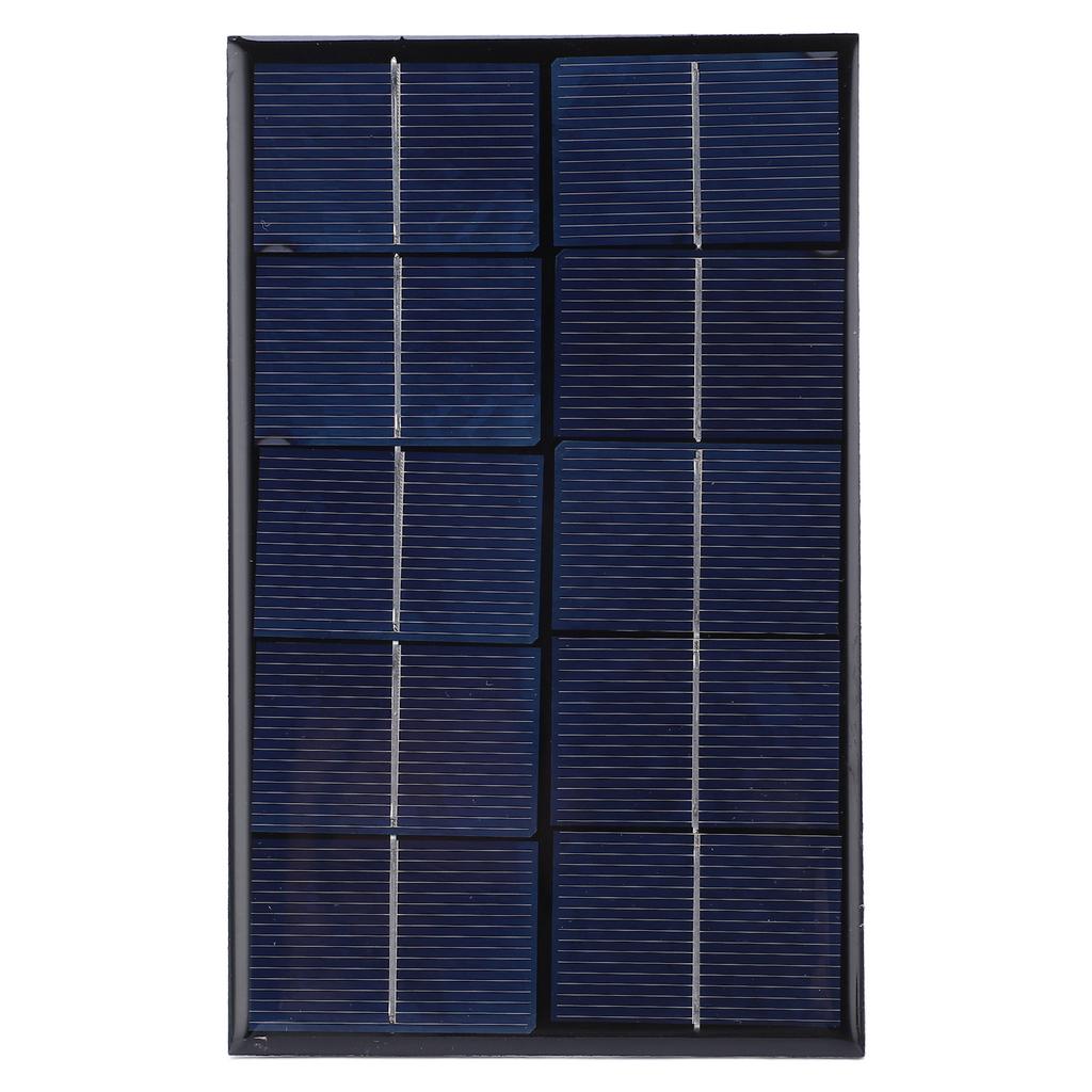 Solar Panel Charger 2W High Conversion Efficiency Energy Saving Waterproof UV Proof for Small Fan