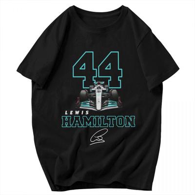 Men T Shirt Lewis Hamilton 44 Racing Unique Y2K Graphic Tees Unisex Tops T Shirts