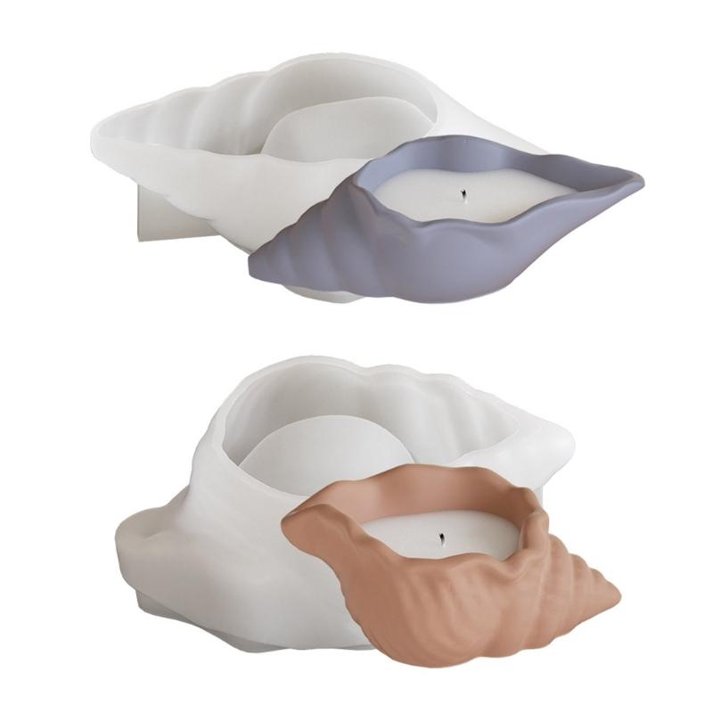 

Epoxy Resin Shell Boxes Home Decors Mold Artistic Silicone Molds for Crystal Epoxy Conch Boxes and Wax Candle Base 1