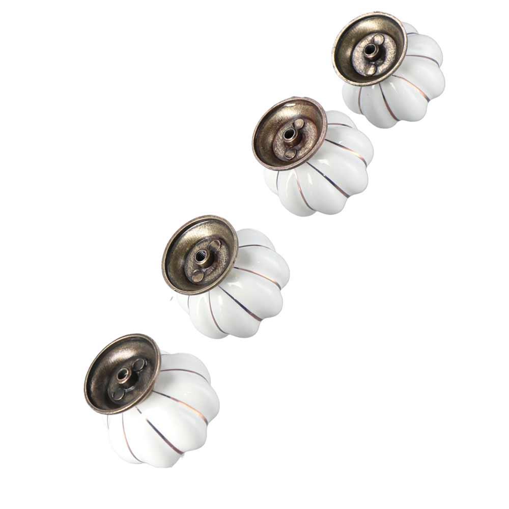 Colorful Single Hole Furniture Pumpkin With Screws Door Knob Door Handle Drawer Knob Drawer Pull