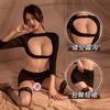 Sexy Seduction Secretary Hollow Hot Passion Open Tights Uniform Skirt