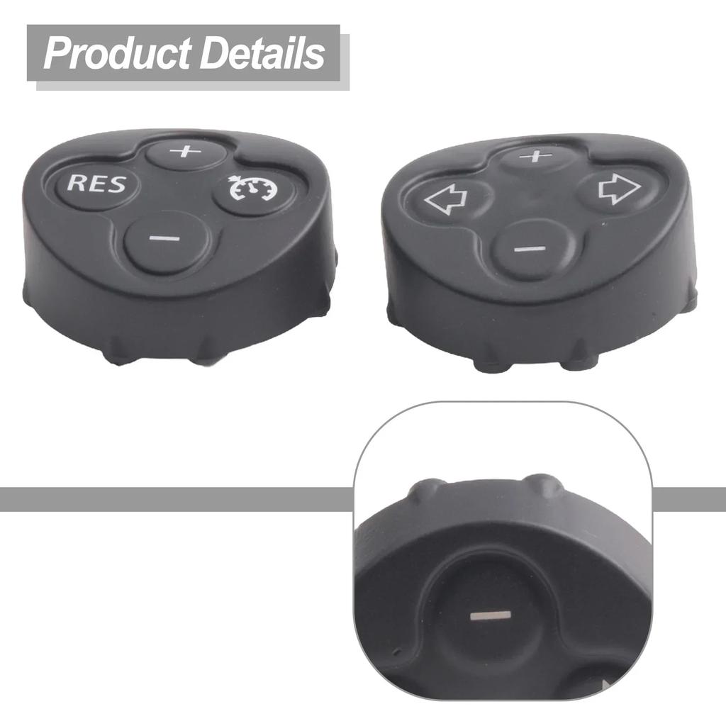 2Pcs Steering Wheel Multifunction Control Button Cover For BMW For MINI For Cooper R55 R56 R57 R58 R59 R60 R61 07-14