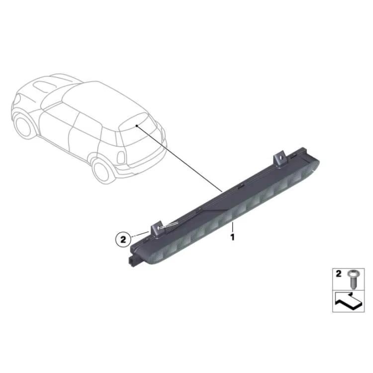 63257221834: Fits MINI COOPER R56 Third/High-Level Brake Light
