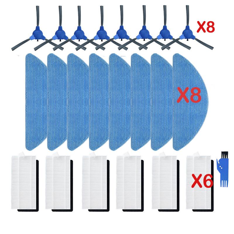For Cecotec Conga 2290 Ultra 05661 Robot Vacuum Replacement Spare Parts Accessories Main Side Brush Hepa Filter Mop Rag