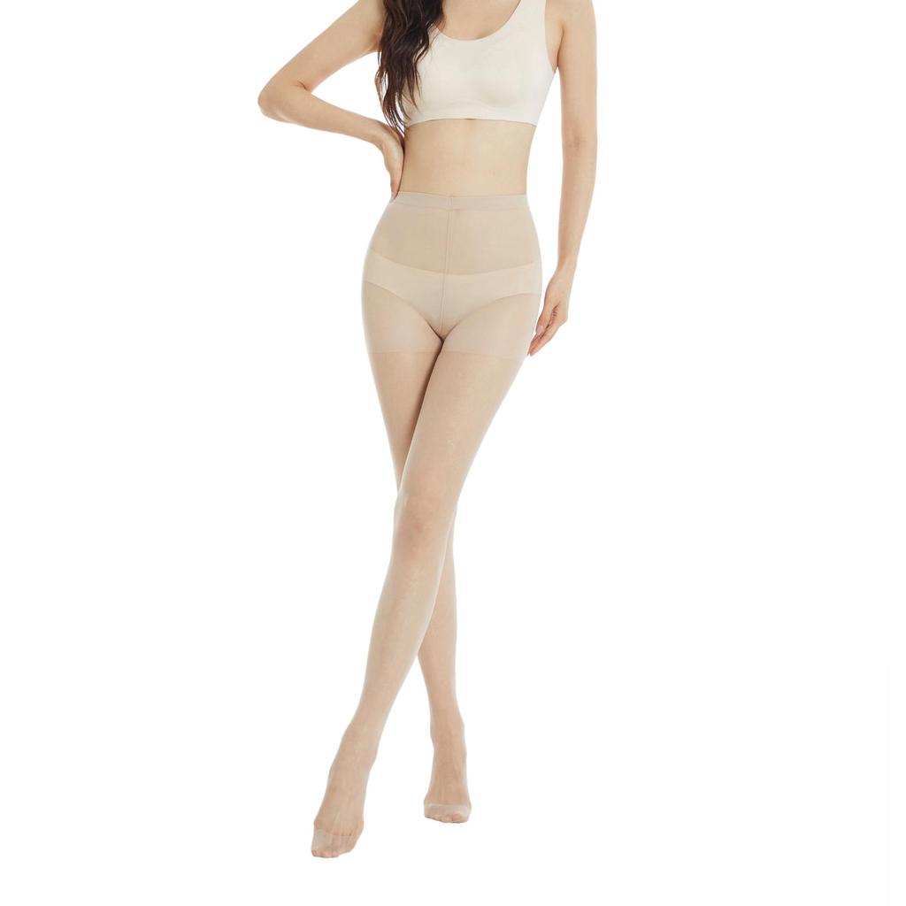 Ultra-Thin Black and Nude Women's Stockings - Anti-Wolf Magic Pineapple Design