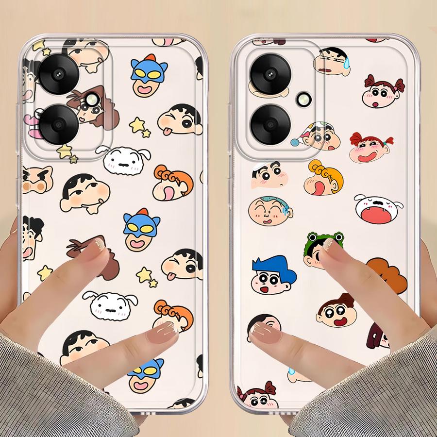 Phone Case for Xiaomi Mi 11T Pro 11 Lite Soft Phone Cover Crayon Shin Chan Pattern