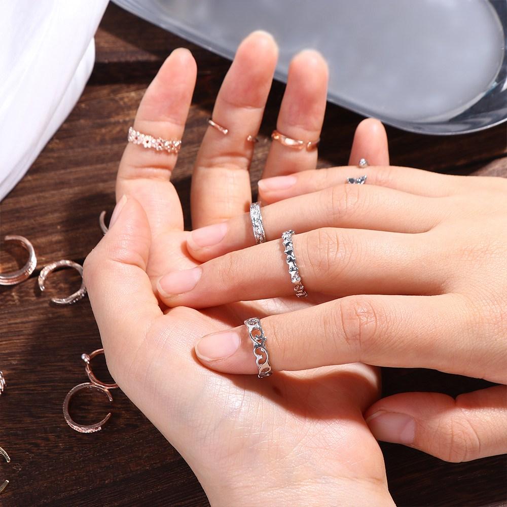 Heart Fashion Jewelry Star Korean Style Toe Ring Open Ring Vintage Foot Ring Set Women Toe Ring