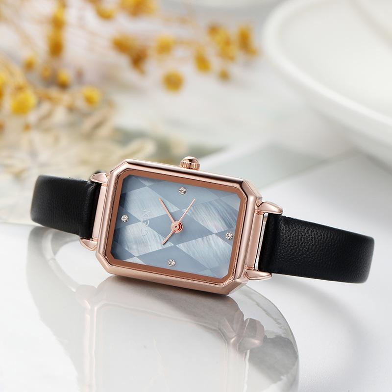 Women'S Watch Fashion High Value Small Square Watch Women'S High Sense Belt Quartz Watch