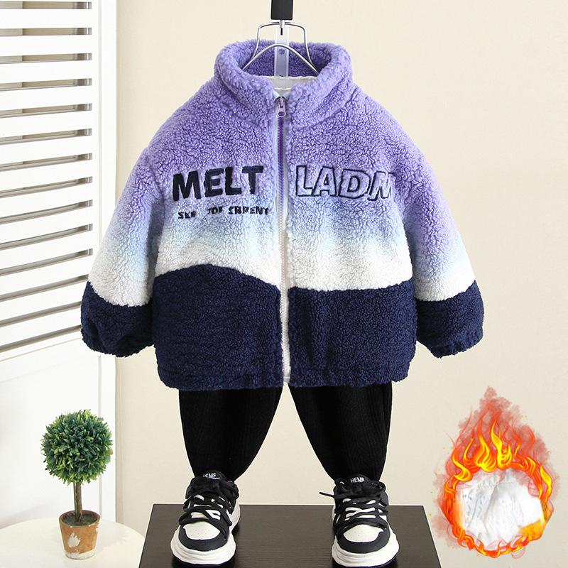 

Повседневное пальто для мальчиков. Осенне-зимнее плотное детское пальто.