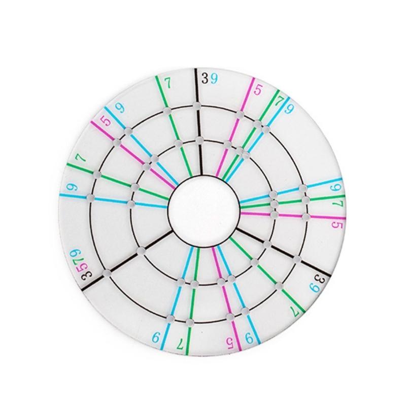 

Round Clay Measuring Tool Ceramic Pottery Trimmer Tool Rotary Clay Templates Tool Circle Pottery Finishing Tool