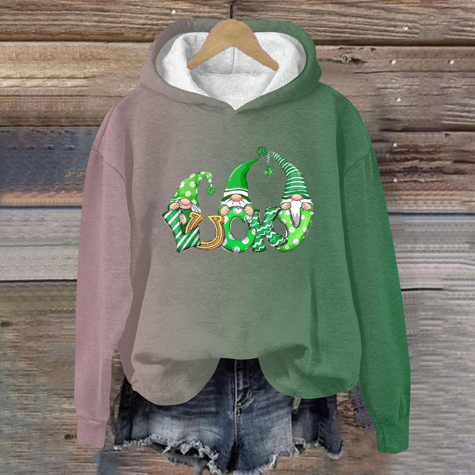 

Женская мода повседневная универсальная повседневная толстовка с рисунком повседневная толстовка с длинным рукавом с принтом S