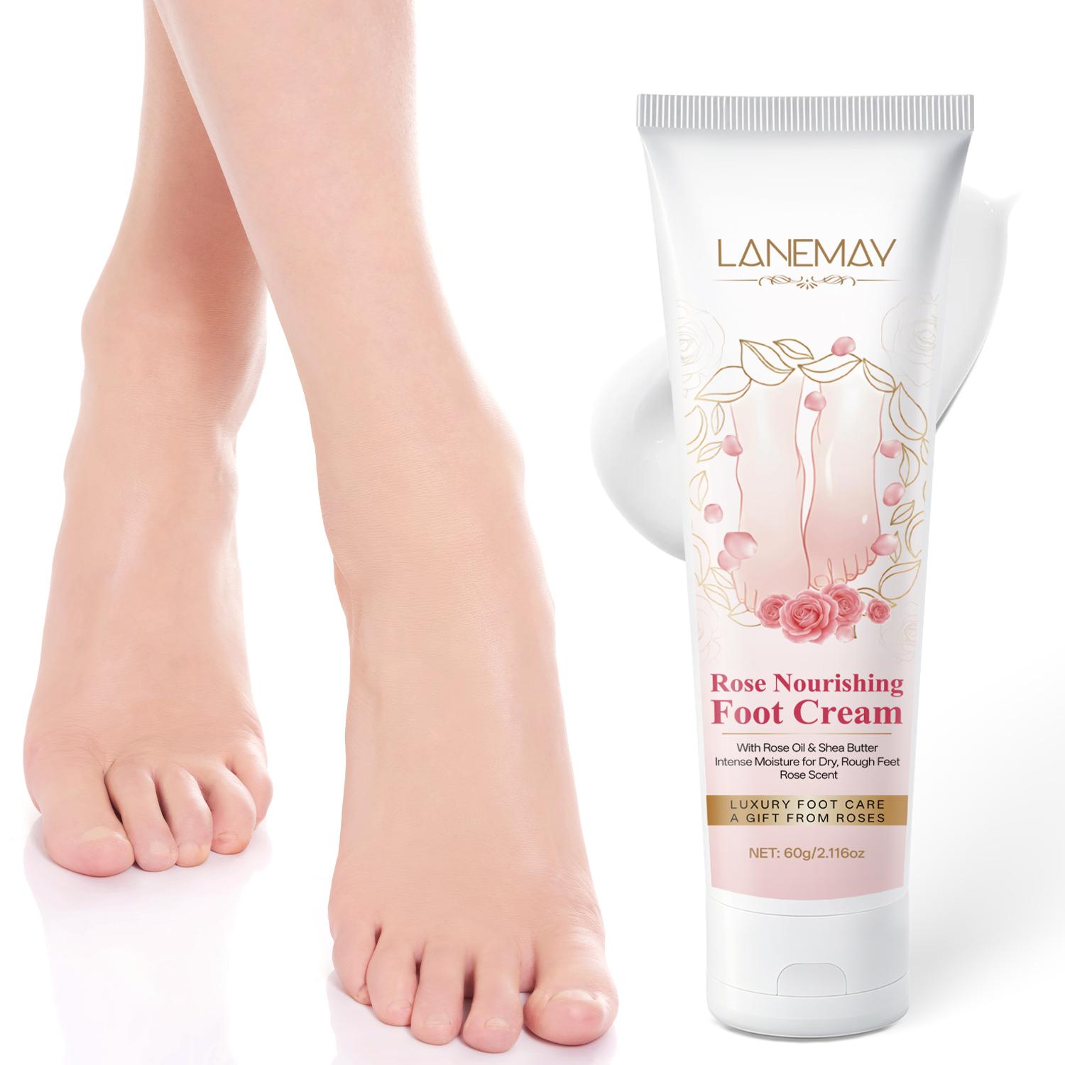 

Rose Nourishing Foot Cream-Previde Moisture For Dry And Rough Feet-Suitable for all Skin Types, 60ml