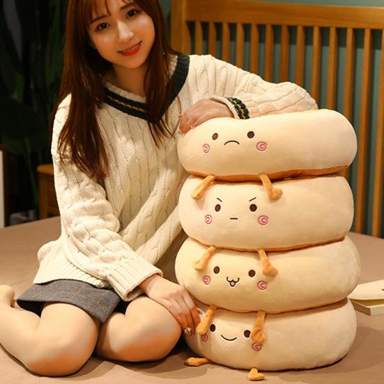 Round Seat Cushion Cartoon Design Adorable Super Soft Wear Resistant Washable Decorative