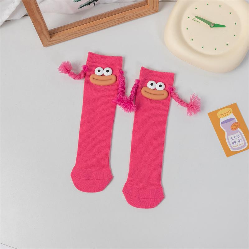 

Смешной носок для детей Модный носок до колена для детей девочек Хлопковый милый носок с куклой Детские носки Свободный размер Детский чулок 2-10 лет Free Size (2-10Year) бездна