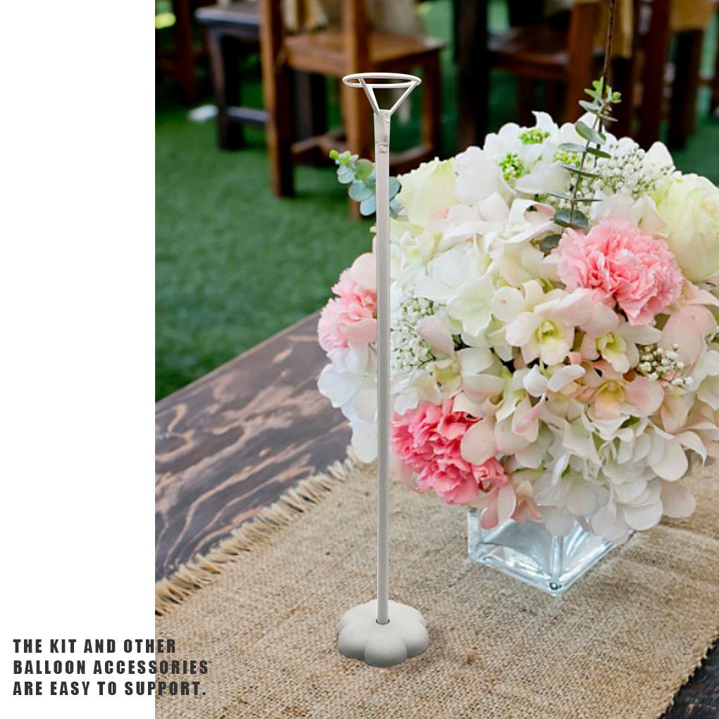 10pcs Balloon Holder Plastic Support Set Wedding Party Table Decoration Stand Balloon Base Stick