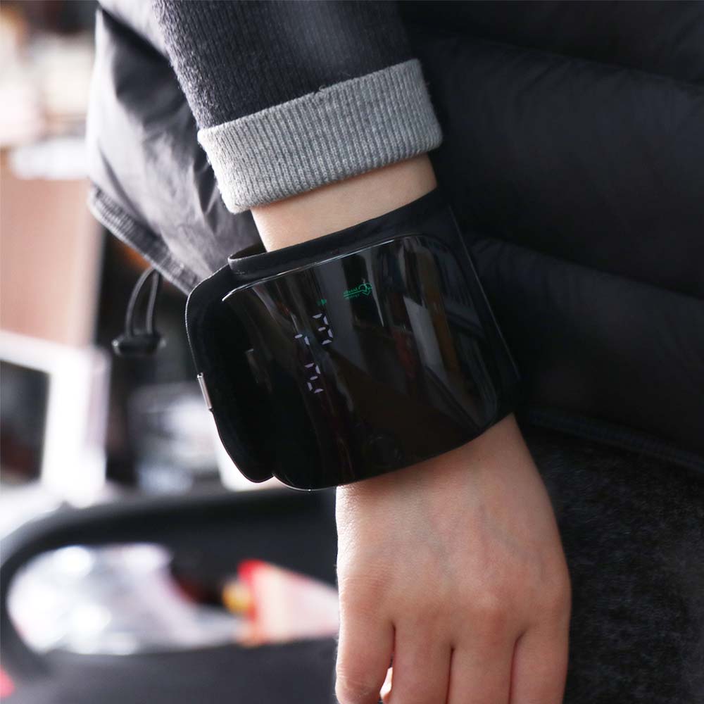 Automatic Voice Digital Wrist Blood Pressure Monitor LCD Screen Sphygmomanometer Daily Check